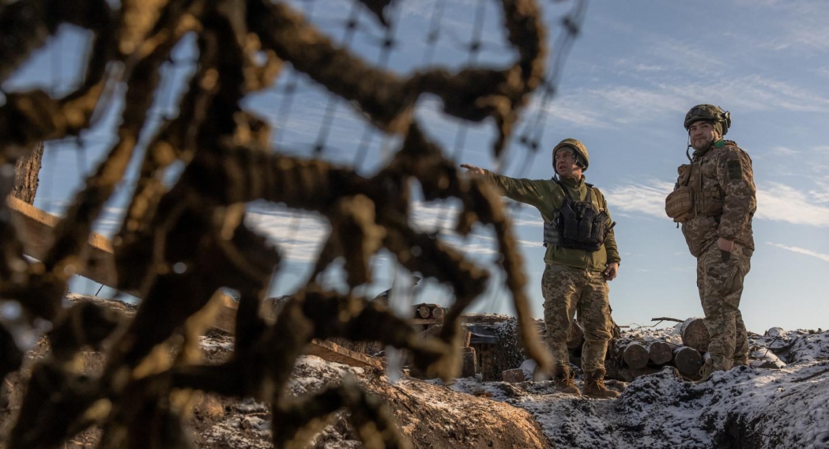 Quân đội Ukraine trên chiến trường. Ảnh: Getty