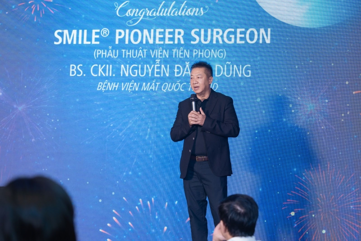 Giải thưởng này không chỉ đánh dấu cột mốc quan trọng trong sự nghiệp của bác sĩ Dũng mà còn khẳng định chất lượng vượt trội của Bệnh viện Mắt Quốc tế DND