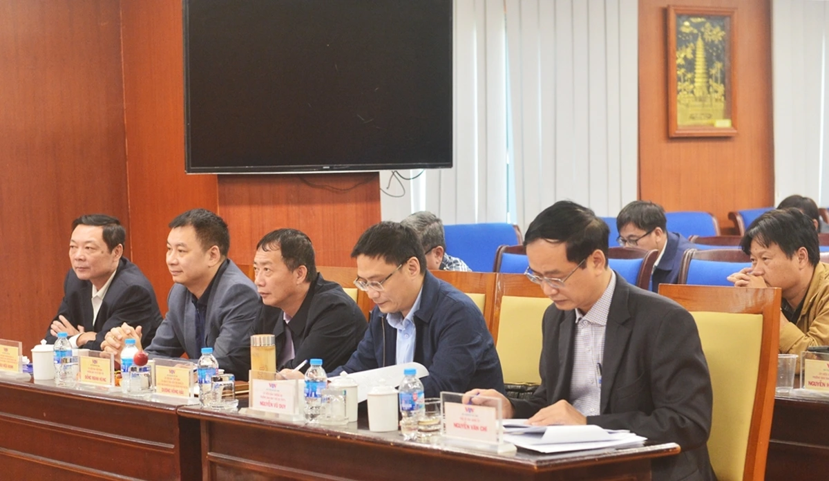 Điểm cầu nghe quán triệt Nghị quyết tại Đài Tiếng nói Việt Nam