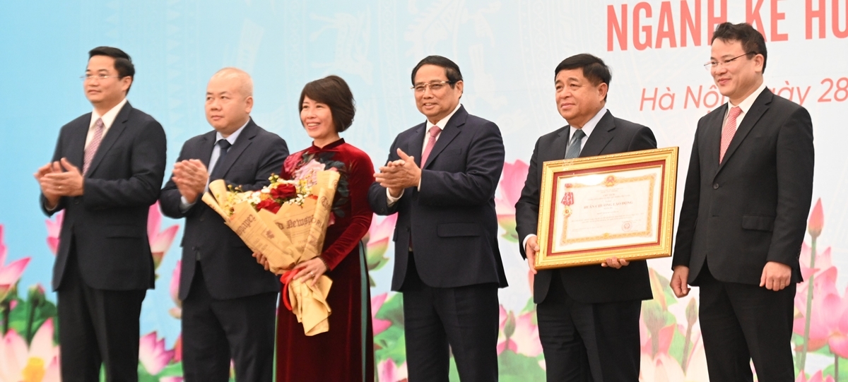 Thủ tướng Chính phủ Phạm Minh Chính dự tổng kết công tác năm 2024 và triển khai nhiệm vụ năm 2025 của Bộ Kế hoạch và Đầu tư.