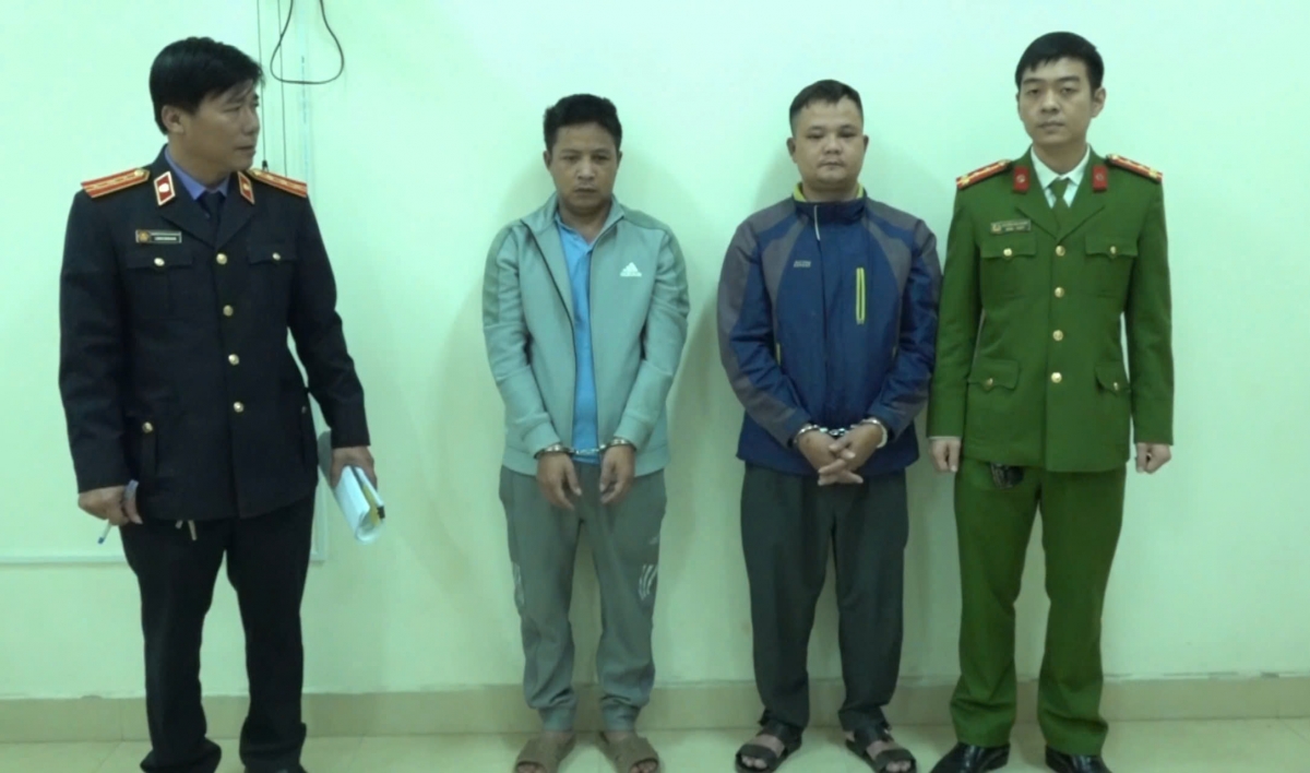 Các đối tượng trong chuyên án bị cơ quan công an bắt giữ