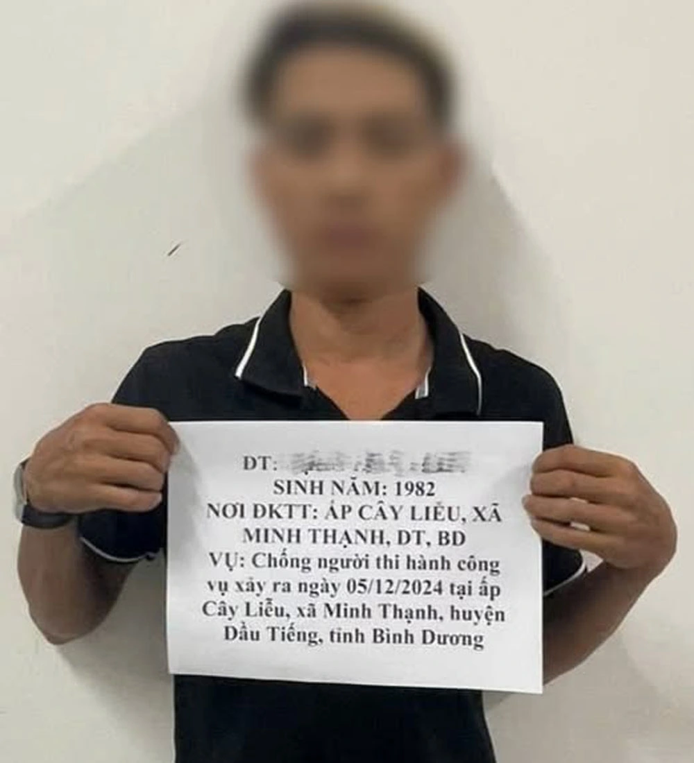 T. đang bị công an tạm giữ (ảnh: CA)