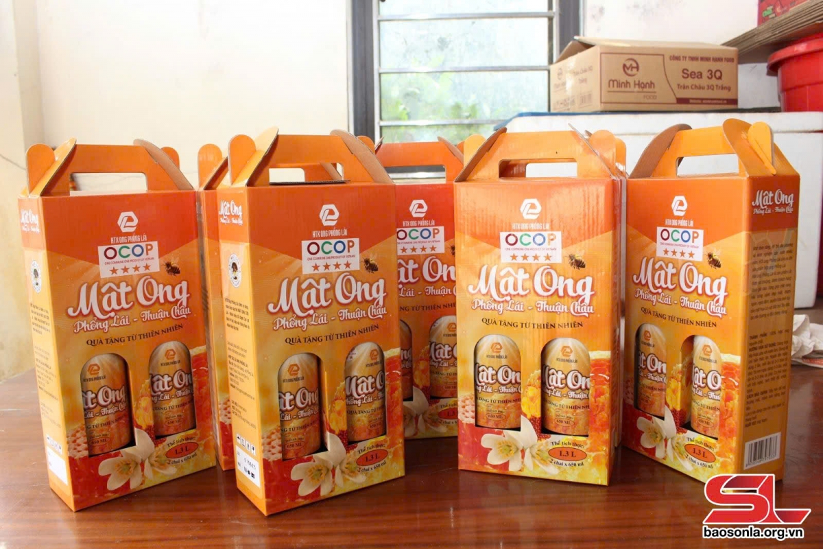 Sản phẩm mật ong Phổng Lái được chứng nhận OCOP 4 sao cấp tỉnh.