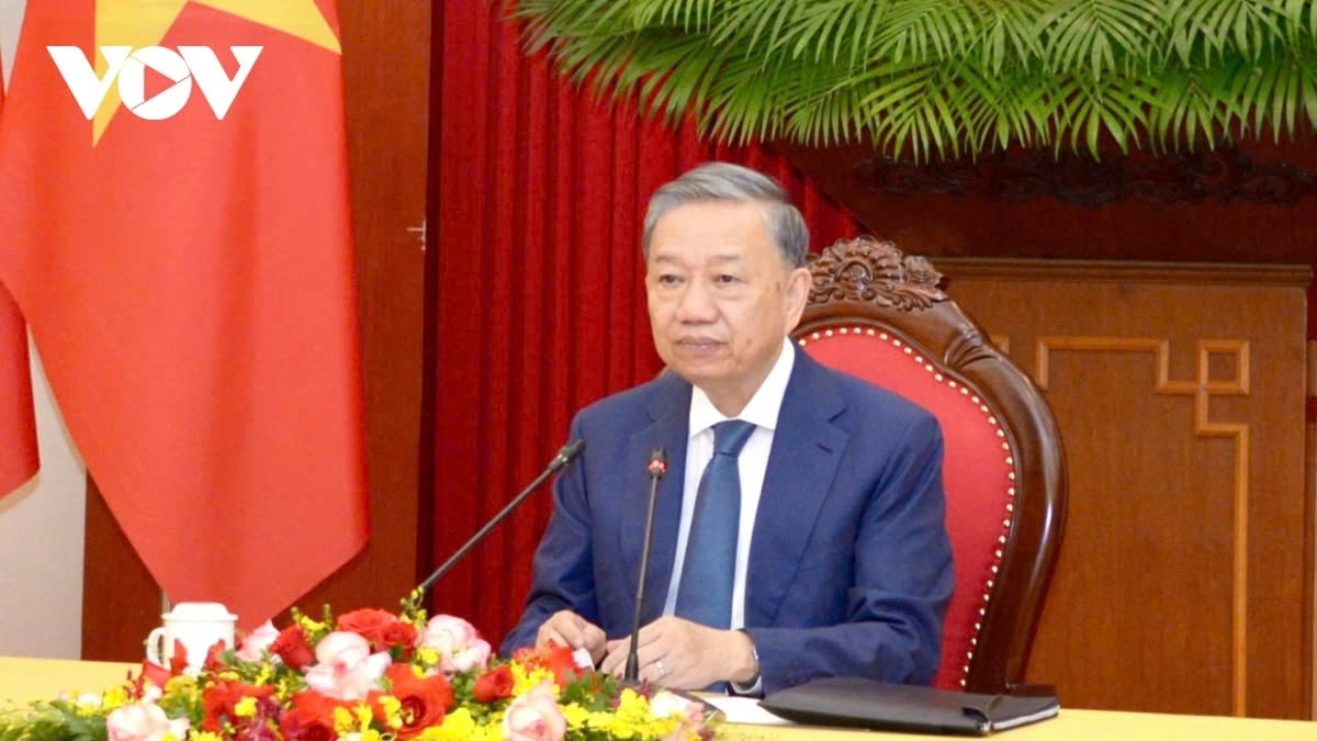 ổng Bí thư Tô Lâm đã điện đàm với Tổng Thư ký Đảng Hành động Nhân dân (PAP), Thủ tướng Singapore Lawrence Wong.