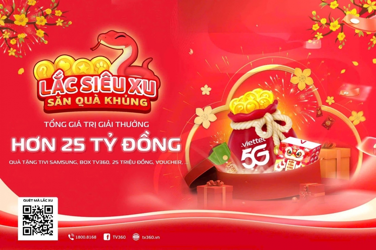 Đây thực sự là món quà đặc biệt mà Viettel muốn tri ân khách hàng và là cơ hội không thể bỏ lỡ để đón xuân Ất Tỵ đầy may mắn và thịnh vượng.