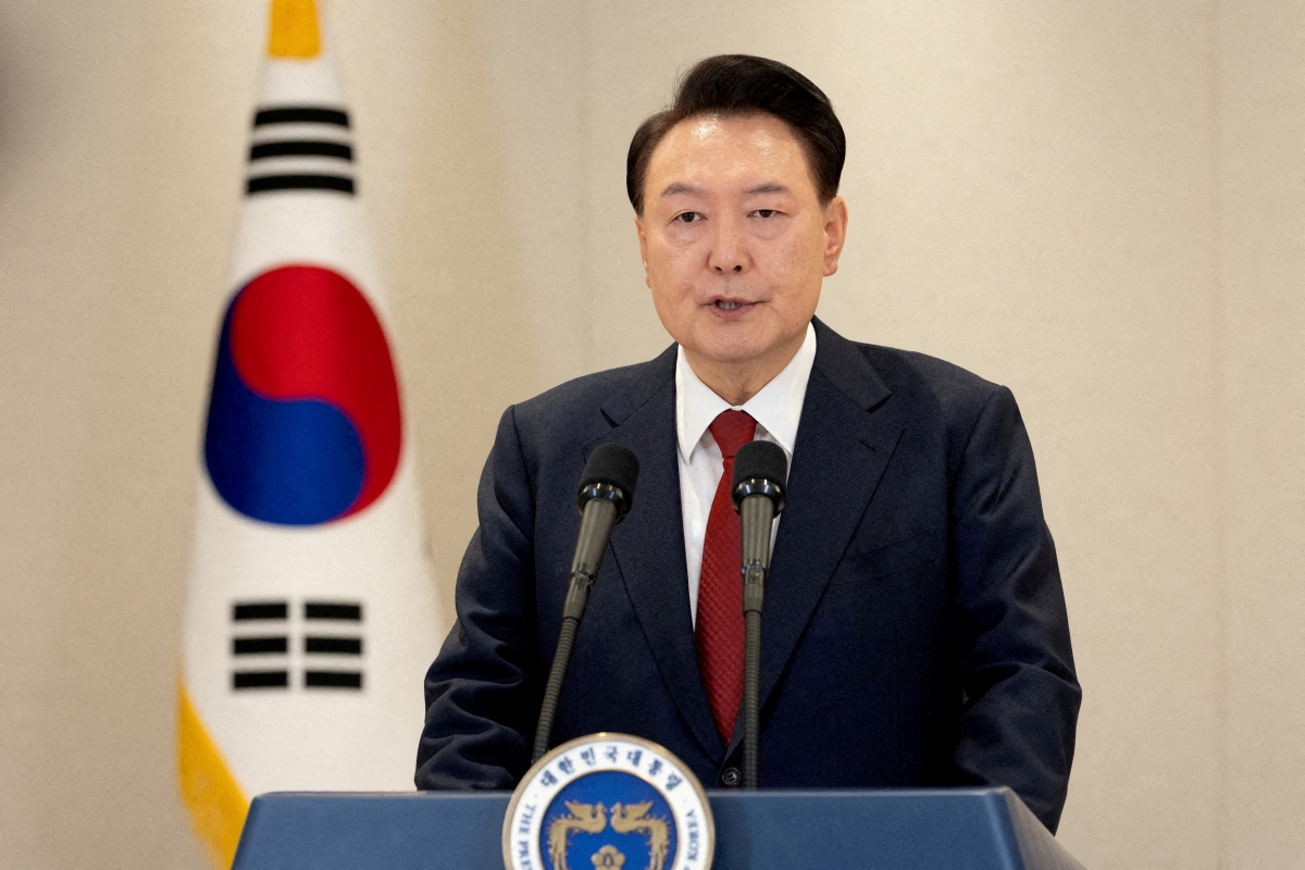 Tổng thống Hàn Quốc Yoon Suk Yeol. Ảnh: Reuters
