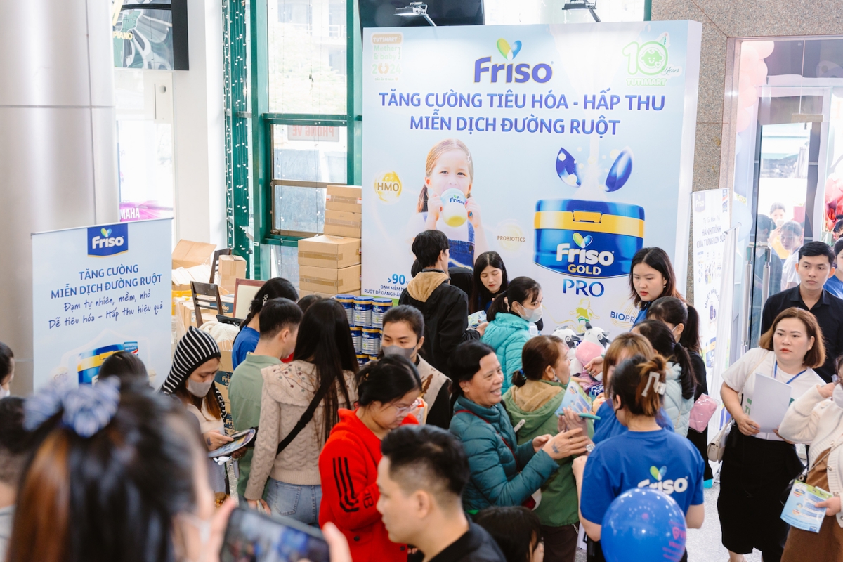 Friso Gold Pro có mặt tại Đà Nẵng,  thu hút đông đảo sự chú ý của các khách hàng của TutiMart