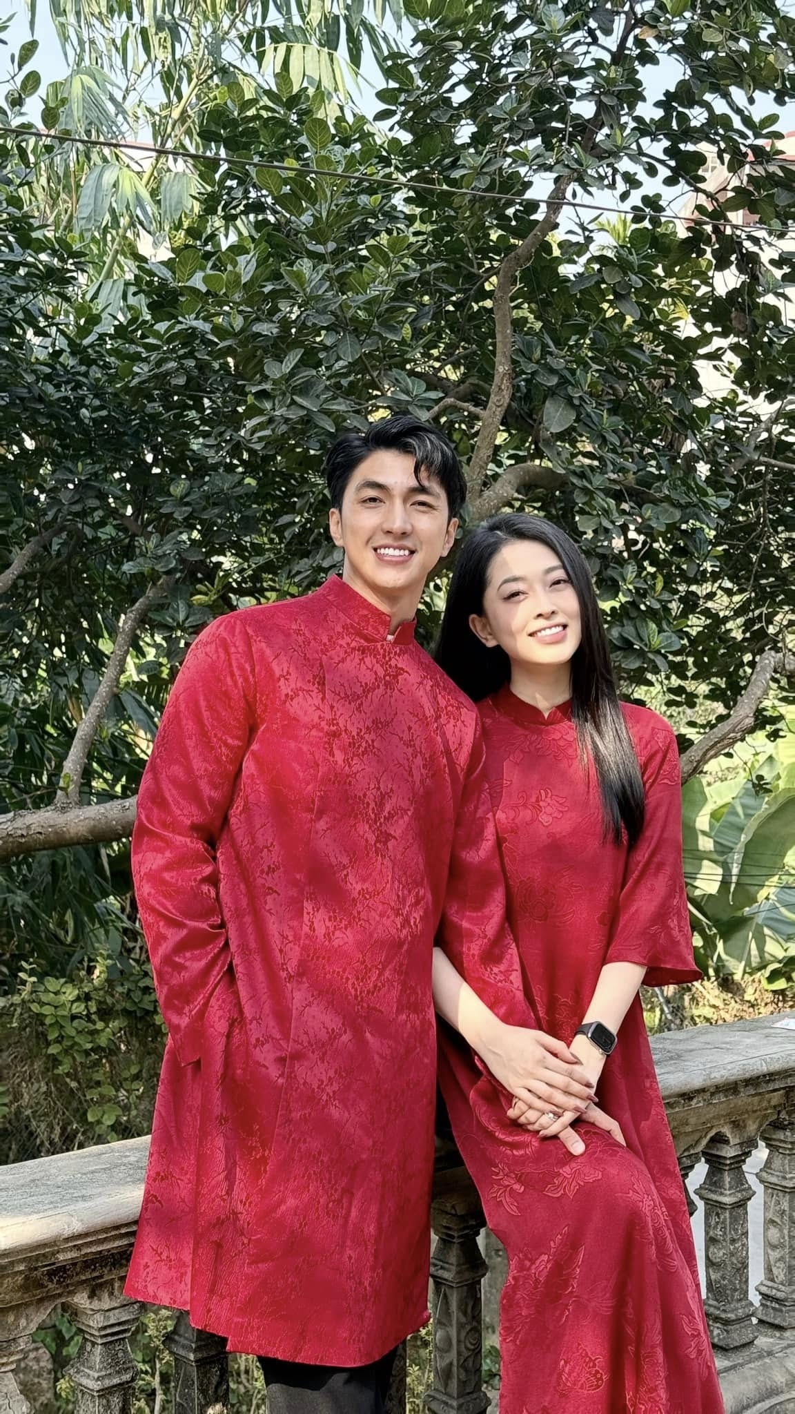 Phương Nga đón Tết tại quê chồng Bình An ở Phú Thọ.