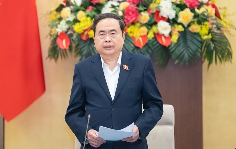 Chủ tịch Quốc hội Trần Thanh Mẫn phát biểu khai mạc Phiên họp 41 của Ủy ban Thường vụ Quốc hội