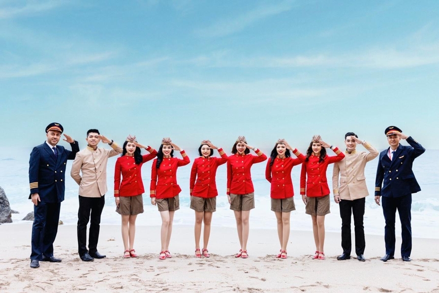 Những hình ảnh ấn tượng của phi hành đoàn Vietjet tại Palm Beach, Floria, Hoa Kỳ