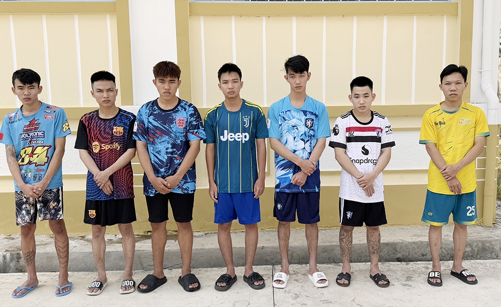 7 đối tượng trong vụ việc.
