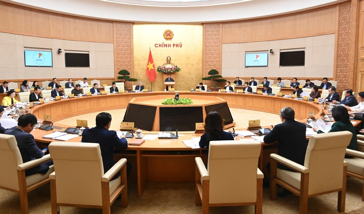 Một phiên họp Chính phủ thường kỳ