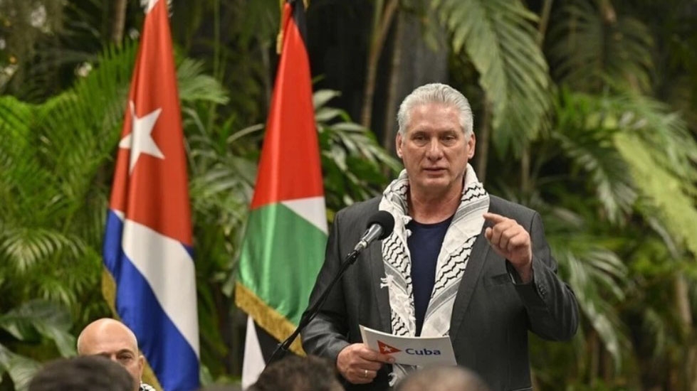 Chủ tịch Cuba Miguel Díaz-Canel. Ảnh TTXVN