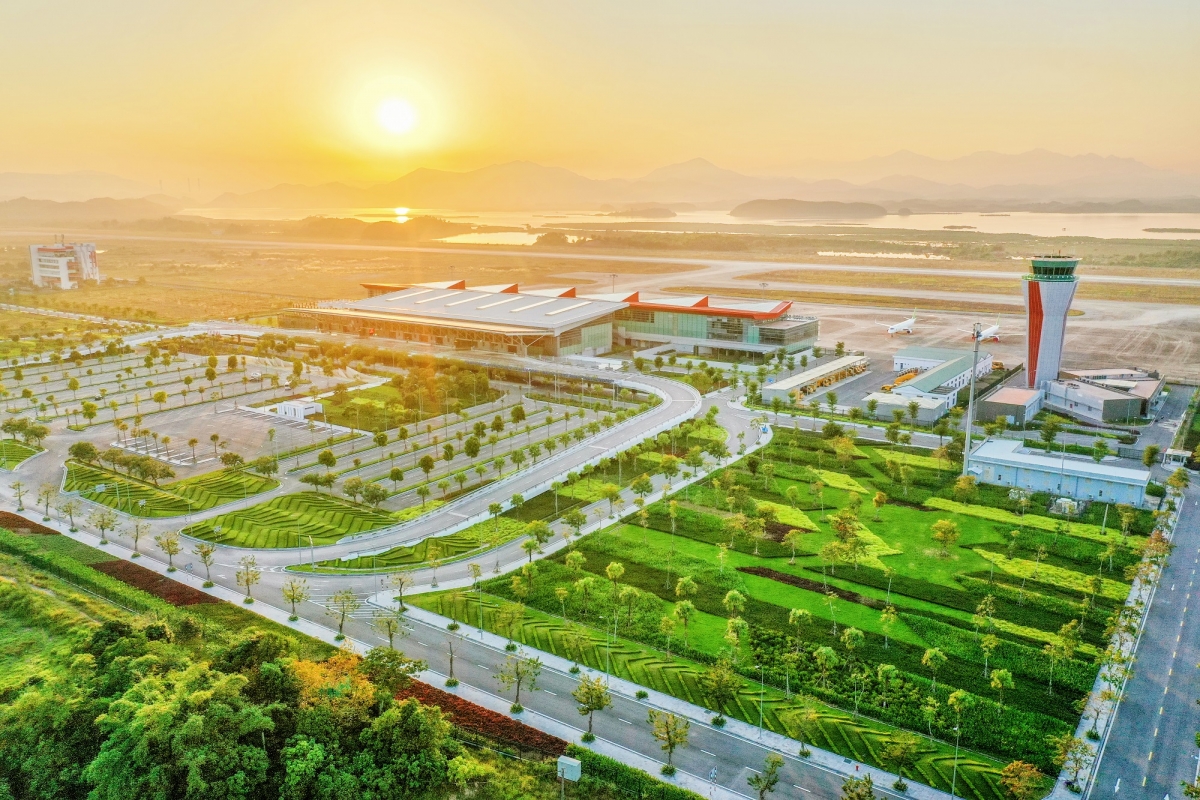 Tầm nhìn đến năm 2050, Việt Nam sẽ hình thành 33 cảng hàng không. Ảnh minh họa: Sân bay Vân Đồn