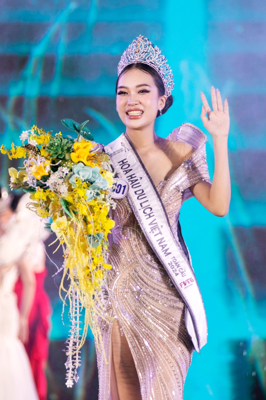 Ky Duyen, 21, from Hai Phong, is crowned 2024 Miss Global Vietnam Tourism and will represent the nation at Miss Supranational 2025.