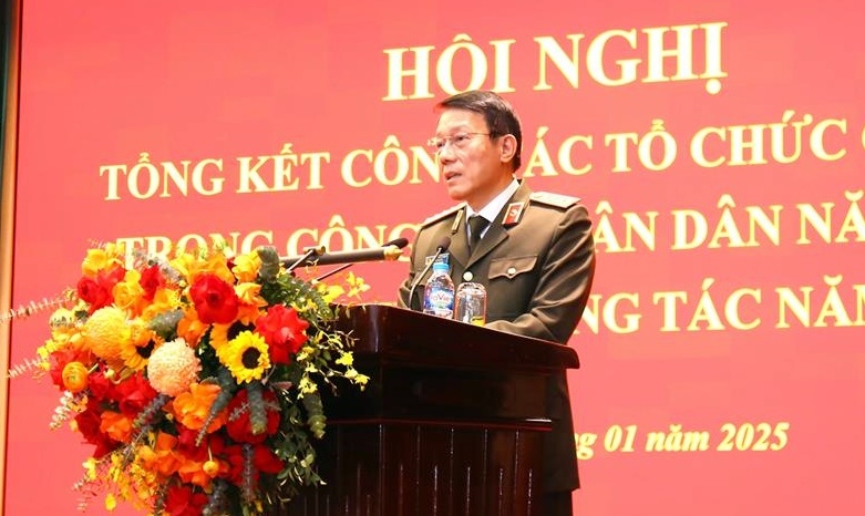 Đại tướng Lương Tam Quang, Bộ trưởng Bộ Công an phát biểu tại Hội nghị
