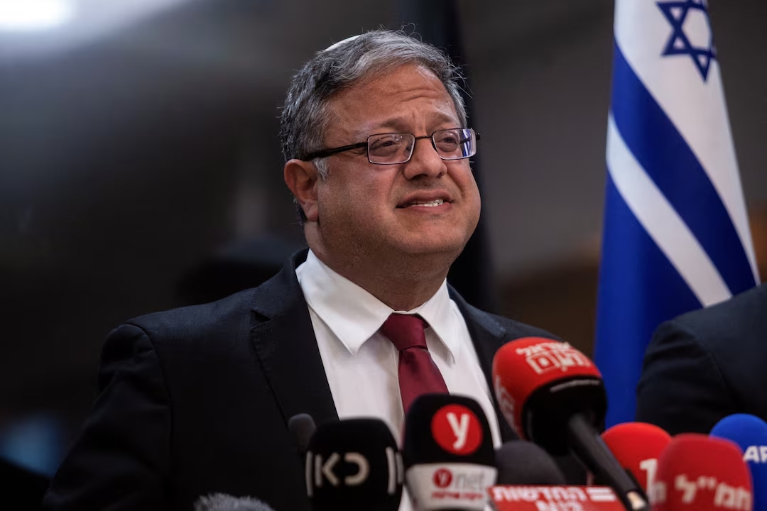 Bộ trưởng An ninh Quốc gia Israel Itamar Ben-Gvir từ chức để phản đối lệnh ngừng bắn ở Gaza. Ảnh: Reuters