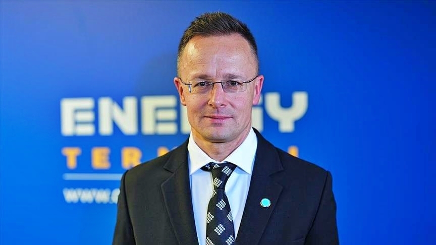 Bộ trưởng Ngoại giao và Thương mại Hungary Peter Szijjarto (Ảnh: Aa.com.tr)