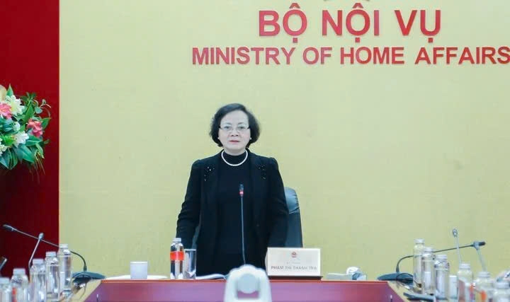 Bộ trưởng Nội vụ Phạm Thị Thanh Trà