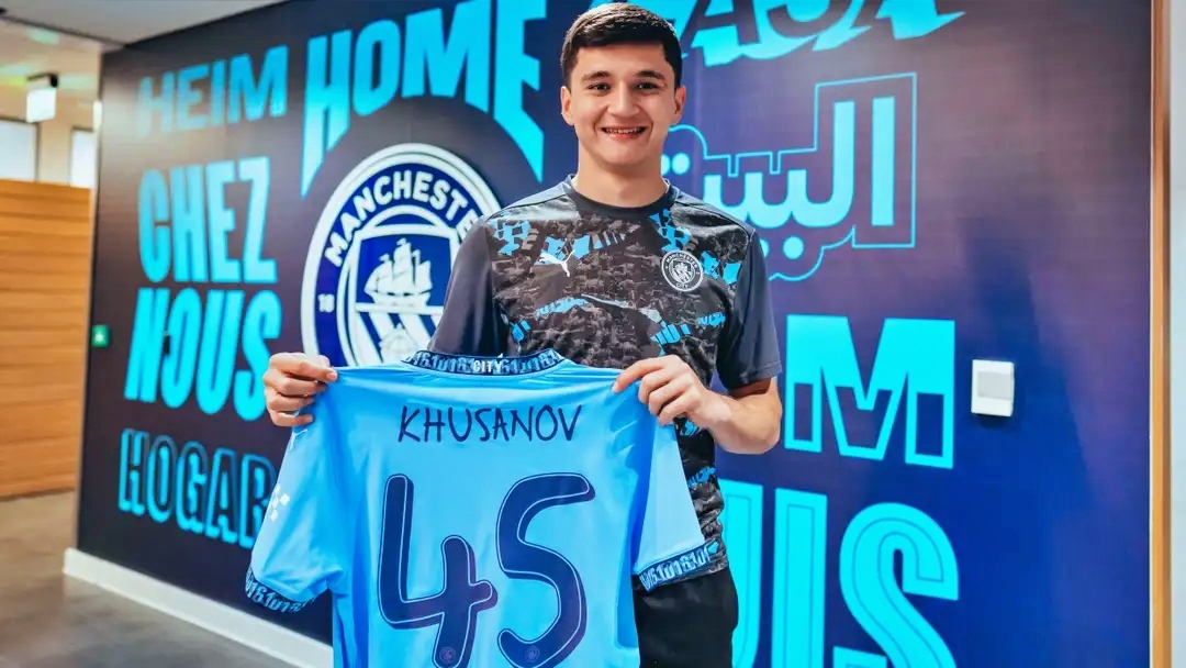 Trung vệ Abdukodir Khusanov gia nhập Man City (Ảnh: Getty).