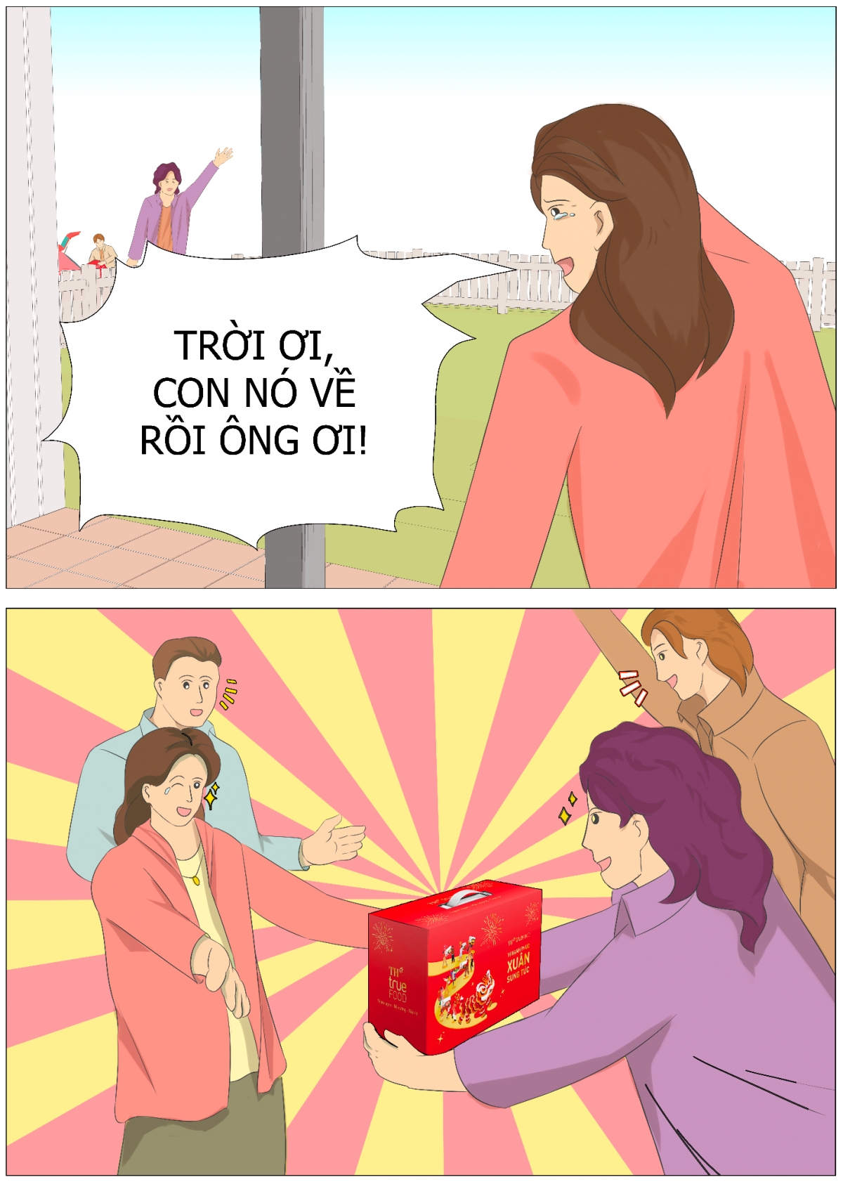 Đôi khi chẳng cần mang quà cáp hay tiền bạc, mang “mình” về cho mẹ mới chính là món quà quý giá nhất