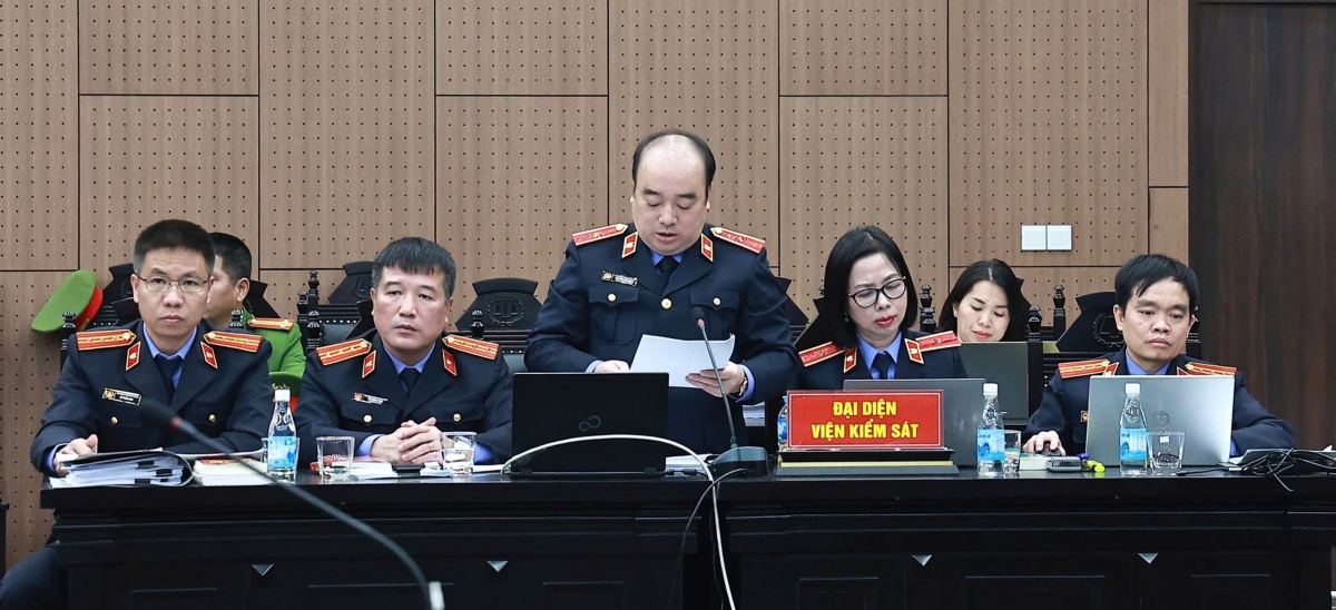 Đại diện Viện kiểm sát tại phiên toà