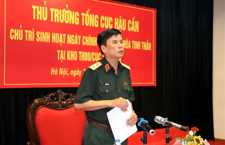 Trung tướng Đỗ Văn Thiện giữ chức Chính ủy Tổng cục Hậu cần - Kỹ thuật.