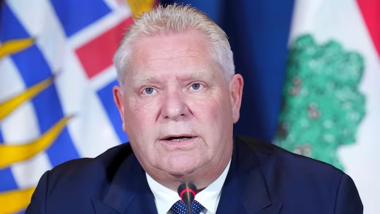Thủ hiến bang Ontario của Canada, Doug Ford. Ảnh: CBS News