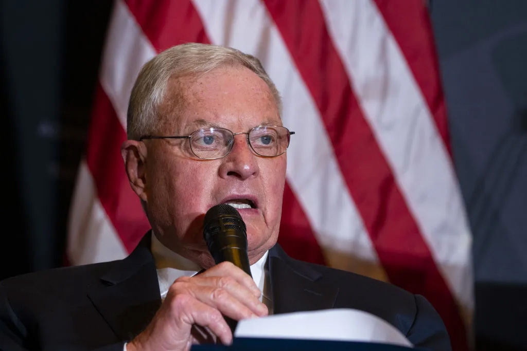 Ông Keith Kellogg, người được Tổng thống đắc cử Mỹ Donald Trump chọn làm đặc phái viên hòa bình Ukraine. Ảnh: Bloomberg