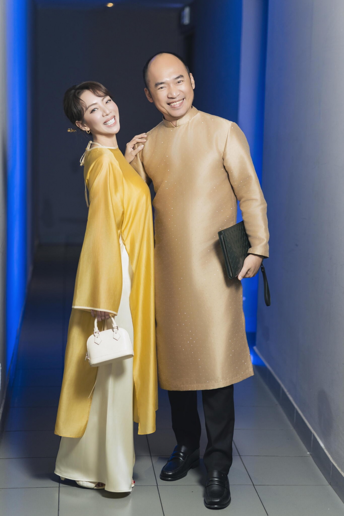 Vợ chồng Thu Trang - Tiến Luật