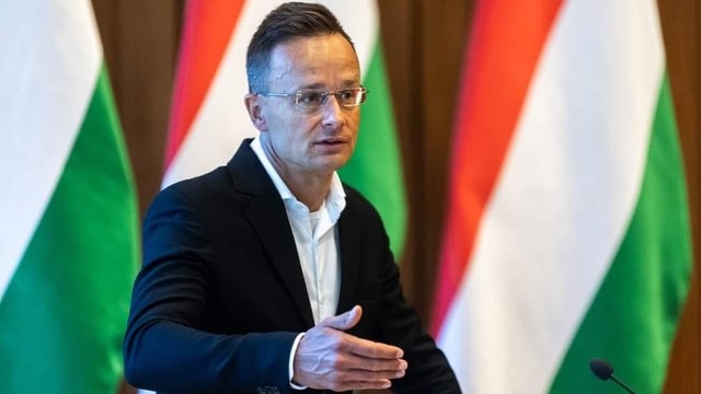 Ngoại trưởng Hungary Peter Szijjarto (Ảnh-en.interfax.com.ua)