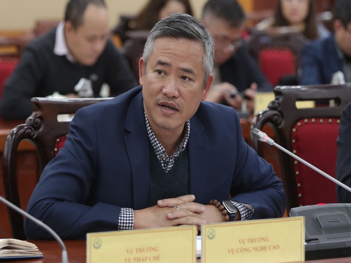 Ông Đàm Bạch Dương- Vụ trưởng Vụ Công nghệ cao (Bộ Khoa học và công nghệ)
