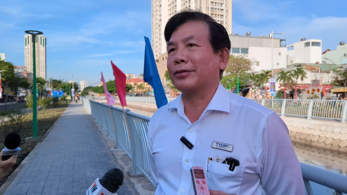 Ông Lương Minh Phúc, Giám đốc Ban Giao thông (ảnh A.T)