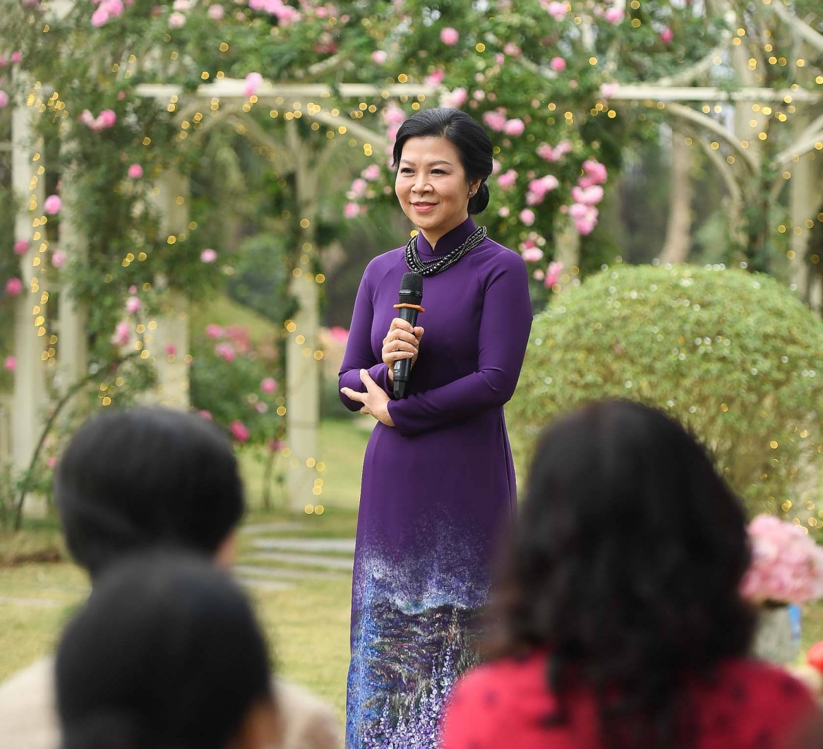 Bà Ngô Phương Ly, Phu nhân Tổng Bí thư Tô Lâm phát biểu
