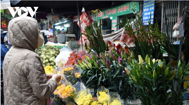 Fresh flowers are probably the best-selling item.