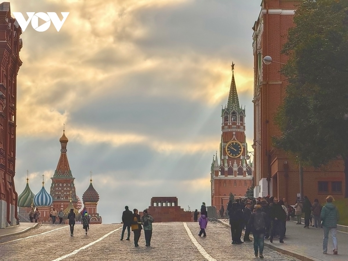 Thủ đô Moscow, Nga là điểm đến hấp dẫn du khách quốc tế.