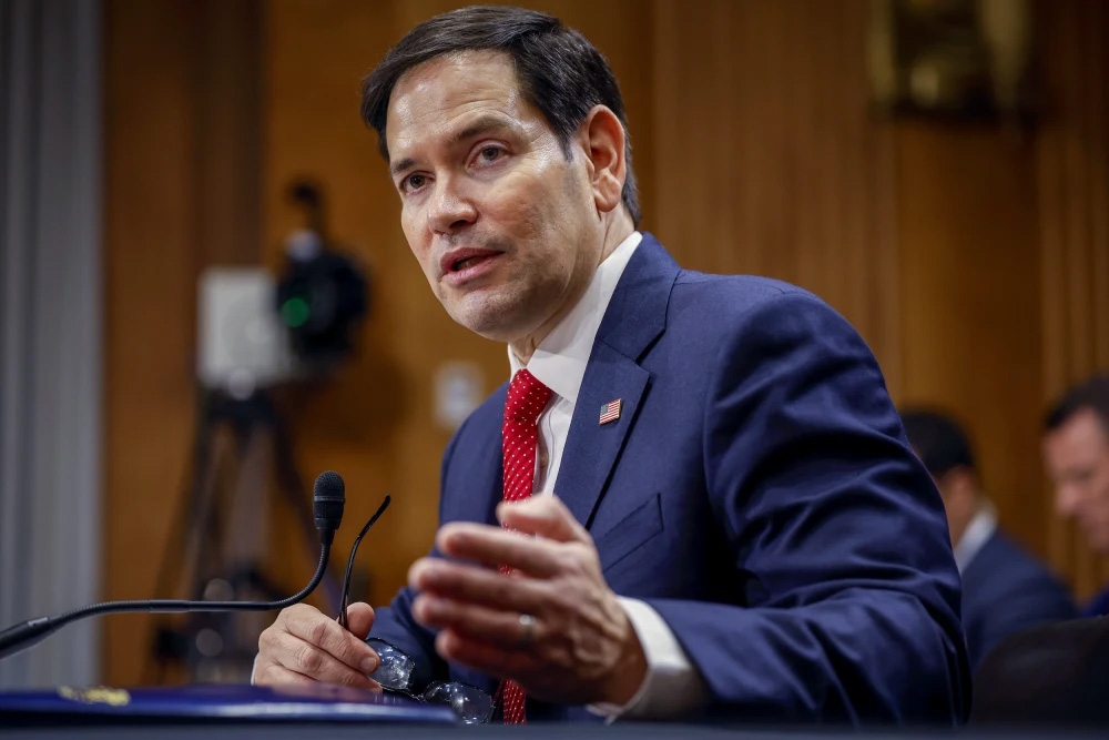 Thượng viện chuẩn thuận ông Marco Rubio làm Ngoại trưởng Mỹ. Ảnh: Getty