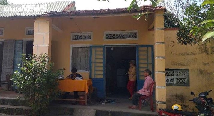 Chái nhà thờ tộc được cải tạo làm nơi ở của vợ chồng anh Thành, chị Đào.