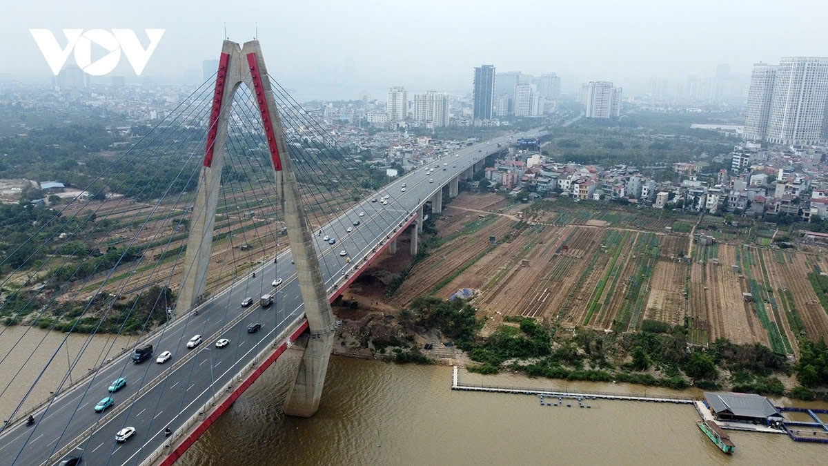 Dự kiến khu vực điểm lấy nước sông Hồng 