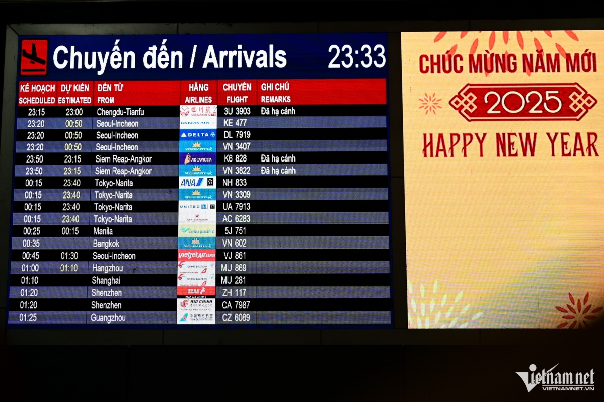 Tan Son Nhat airport is anticipated to handle approximately 800 flights per day during the festive season, with over 970 flights per day running during the peak period.
