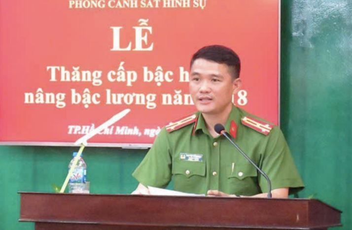 Nguyên Trưởng phòng Cảnh sát Hình sự Công an TP.HCM Nguyễn Đăng Nam khi còn đương chức. (Ảnh: M.H)