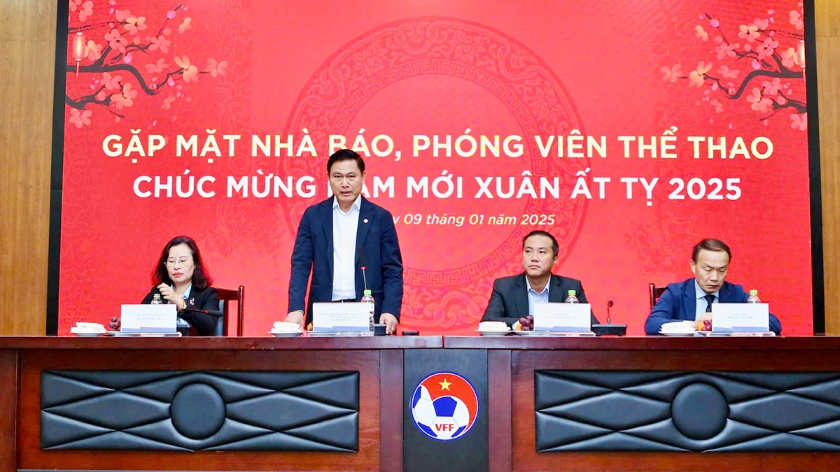 Ông Trần Anh Tú - Phó Chủ tịch Liên đoàn Bóng đá Việt Nam (Ảnh: Đức Cường).