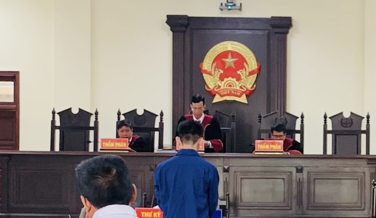 Phạm Hồng Trường Hải tại tòa (Ảnh: B.B)