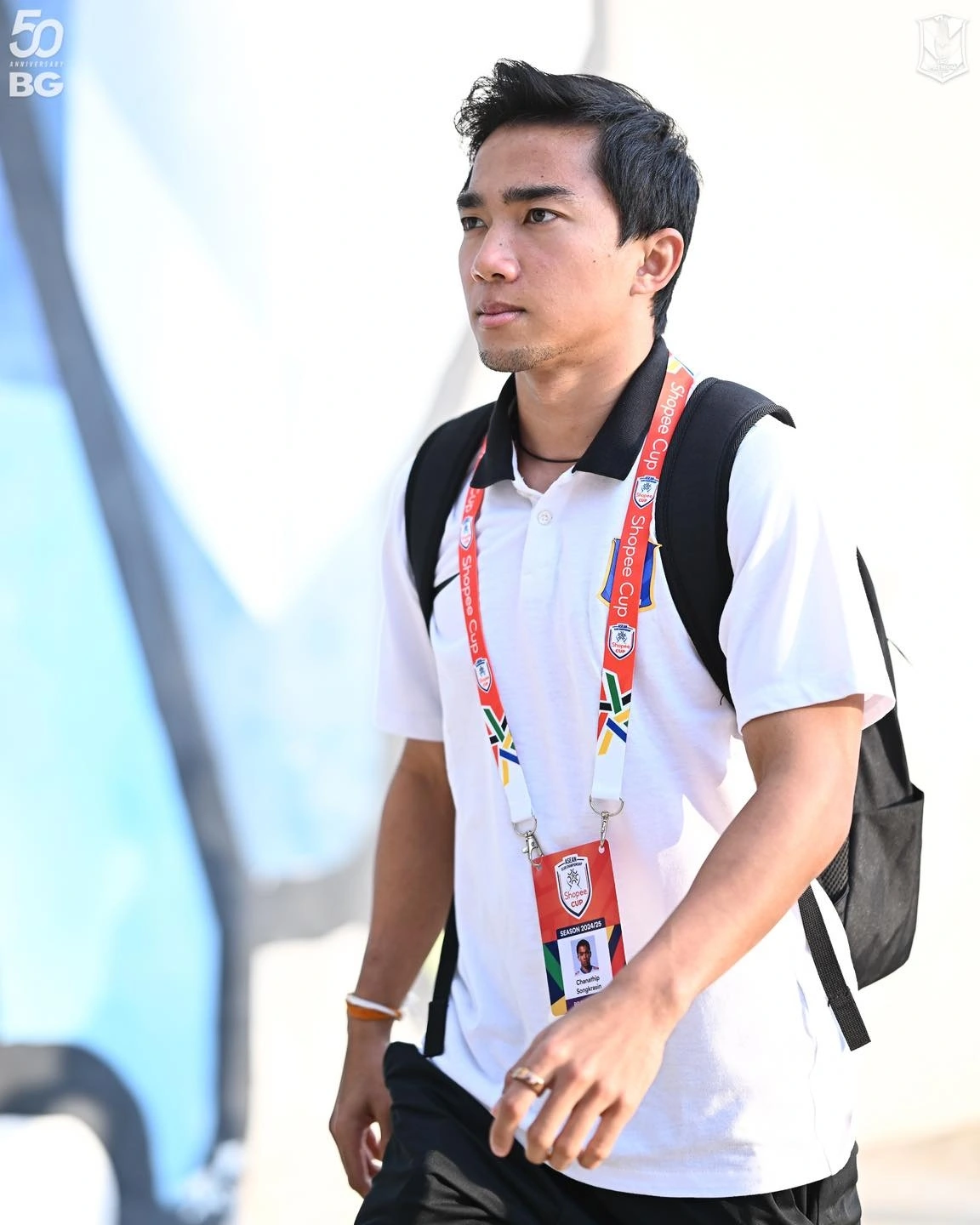 Chanathip tiến vào sân. (Ảnh: BG Pathum United). 