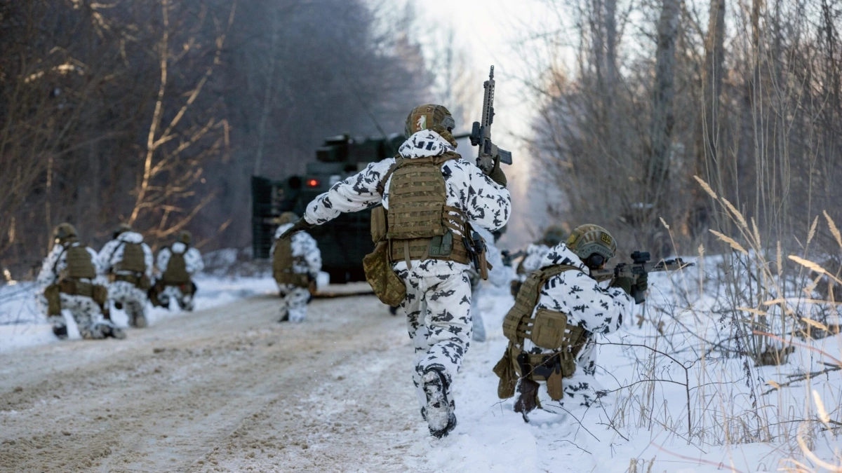 Quân đội Ukraine trên chiến trường. Ảnh: Getty
