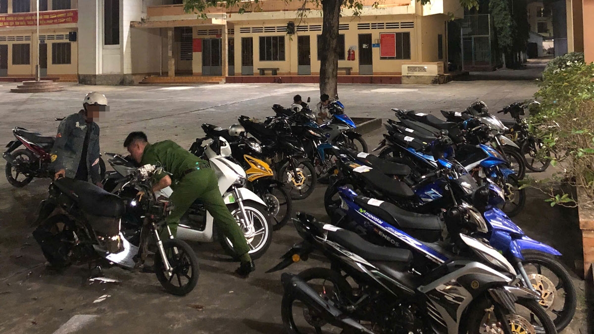 Phương tiện bị tạm giữ (Ảnh: CA)