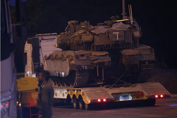 Israel mở chiến dịch tấn công vào miền Nam Lebanon. (Ảnh: Reuters)