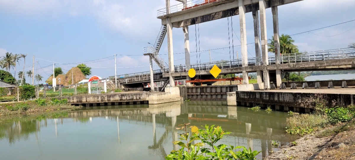 Nhiều công trình thủy lợi ngăn mặn, trữ ngọt tại Bến Tre đã phát huy hiệu quả