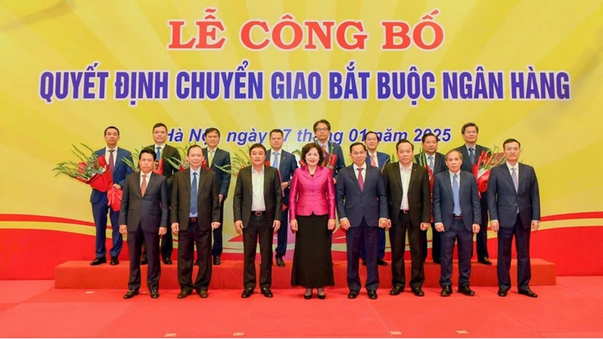 Chính thức chuyển giao bắt buộc GPBank cho VPBank và DongA Bank cho HDBank - Ảnh: Vietnam+