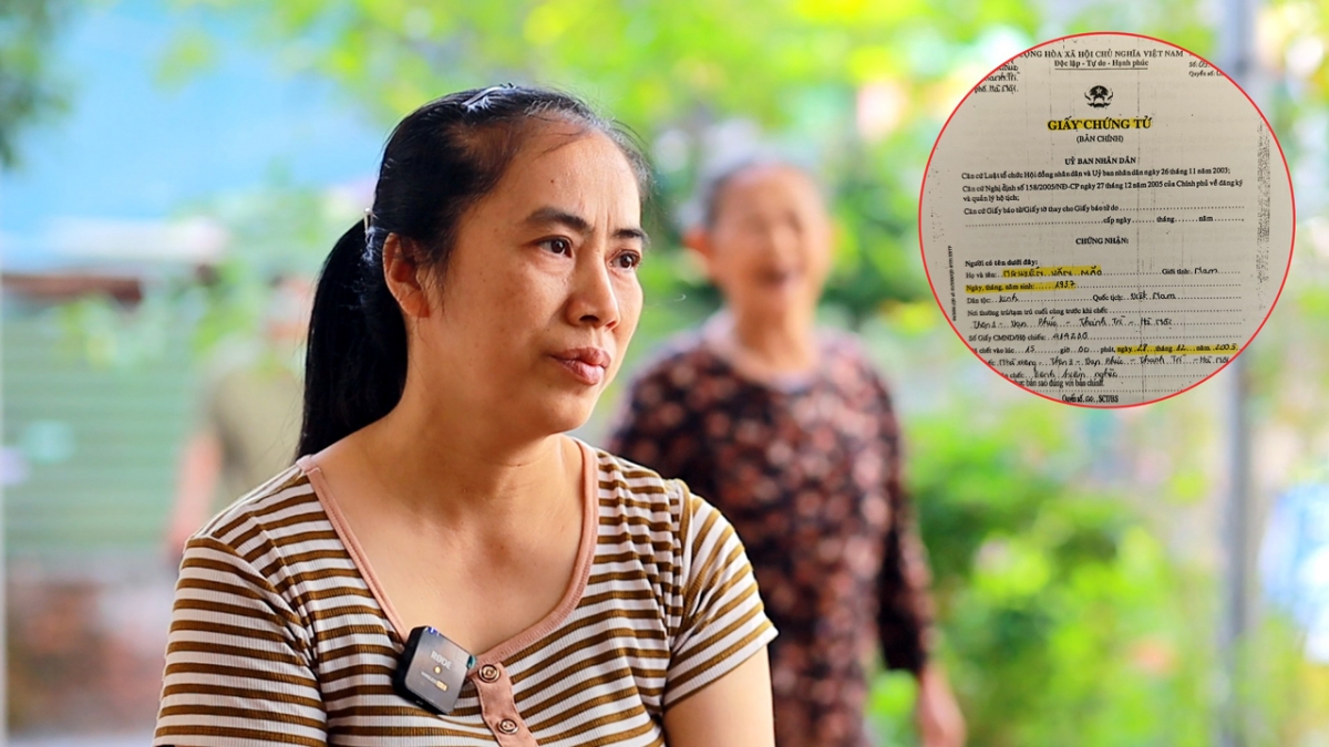 Bà Hồ Thị Kim Thoa bức xúc khi bố là ông Nguyễn Văn Mão đã qua đời năm 2005, nhưng vẫn có chữ ký trong hợp đồng chuyển nhượng quyền sử dụng đất sang Công ty TNHH công trình xây dựng Hoàng Hà vào năm... 2007